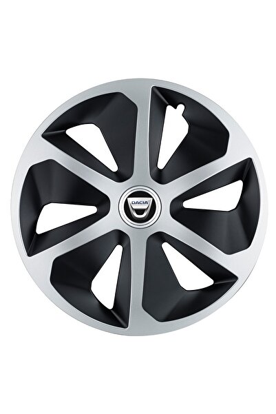 Autohelix MSA Set de 4 capace de jantă Roco Gri-Negru R17 pentru gama Dacia