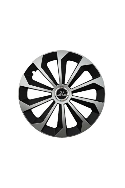 OEM Set de 4 capace de jantă Fame gri-negru cu inel R15, pentru gama Lexus