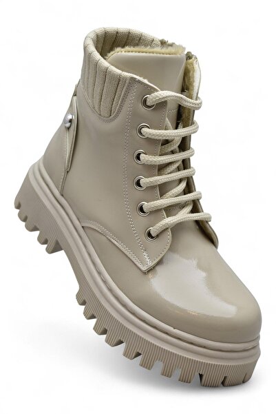 ISPARTALILAR 236 Cizme ortopedice pentru fete cu fermoar, cu șireturi, cu lân...