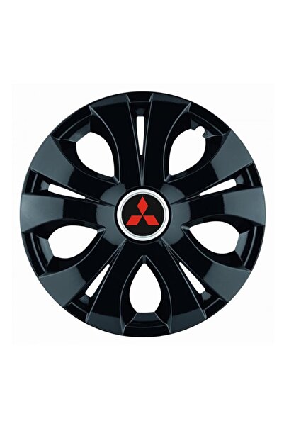 Autohelix MSA Set de 4 capace de roți negre superioare R15, compatibile cu Mi...