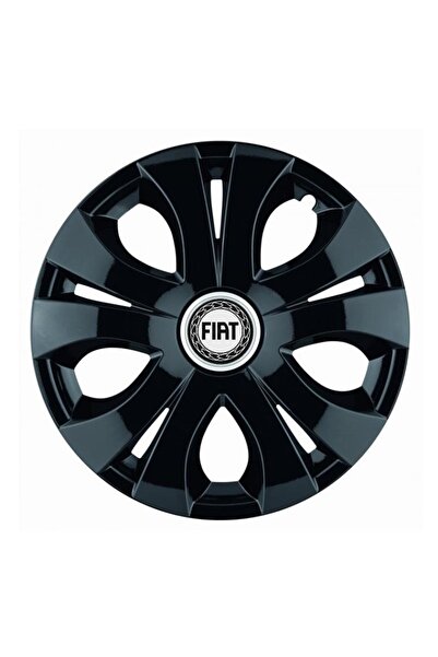 Autohelix MSA Set de 4 capace roți negre R15, compatibile cu Fiat