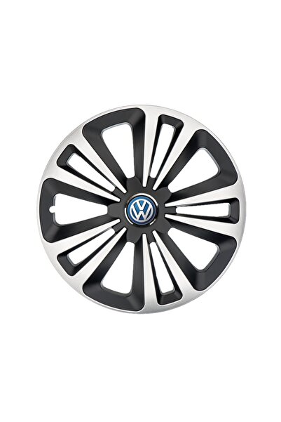 Autohelix MSA Set de 4 capace de jantă Terra Gri-Negru R16 pentru gama Volksw...