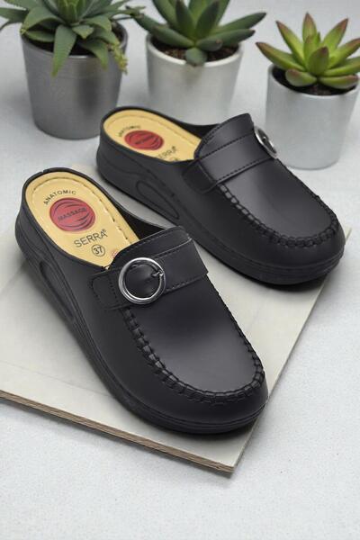 ISPARTALILAR 1504 Rahat Ortopedik Taban Günlük Kadın Terlik Önü Kapalı Kadın ...