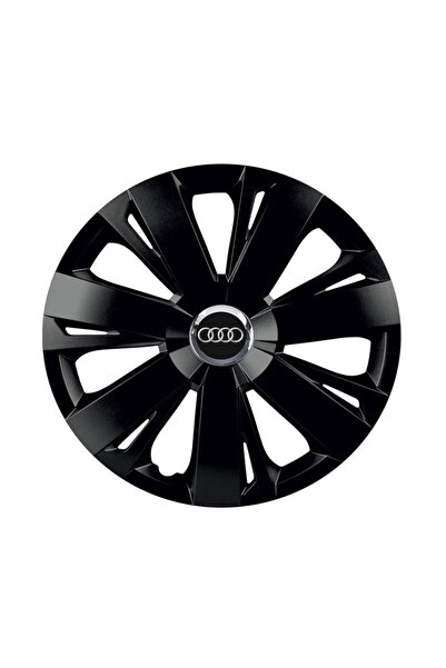 Autohelix MSA Set de 4 capace de roți negre cu inel cromat Energy R16 pentru ...