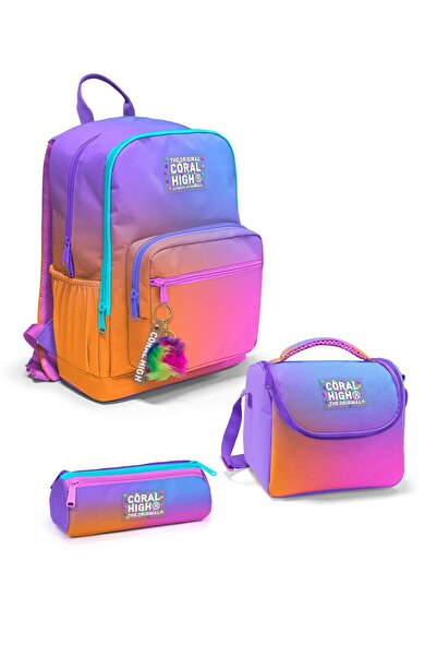 Coral High Set de 3 genți de școală cu schimbare de culoare SET0123675