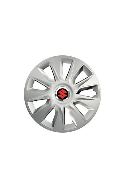 Autohelix MSA Set de 4 capace de jantă cu inel cromat Stratos R16 pentru gama...