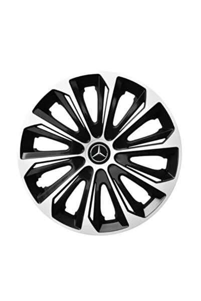 Autohelix MSA Set de 4 capace de jantă argintii extra rezistente R14 pentru g...