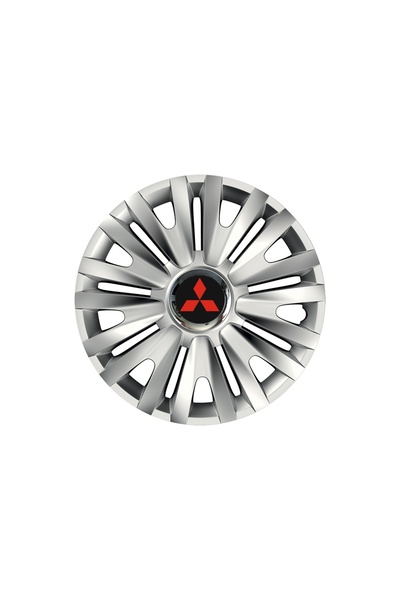 Autohelix MSA Set de 4 capace pentru roți cu inel cromat Royal R14 pentru gam...