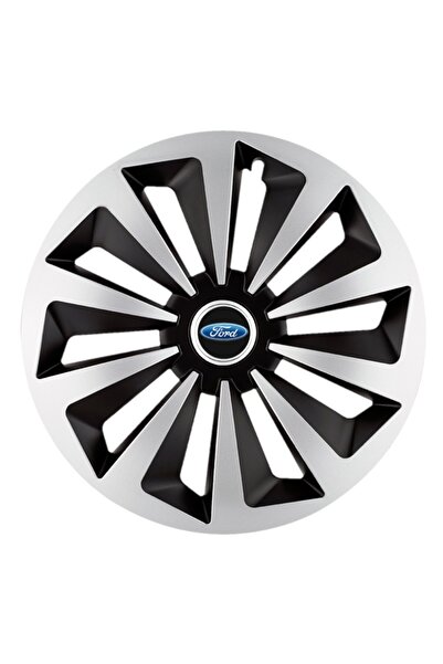 Autohelix MSA Set de 4 capace de jantă Fox Gri-Negru R16 pentru gama de mașin...