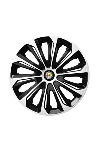 Autohelix MSA Set de 4 capace de jantă argintii R14 extra rezistente pentru g...