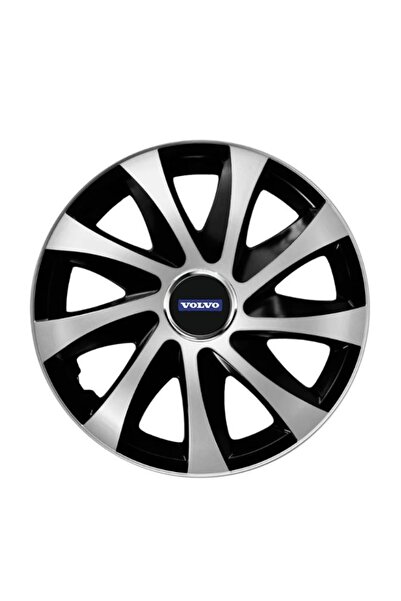 Autohelix MSA Set de 4 capace roți Drift extra argintii și negre R14 compatib...