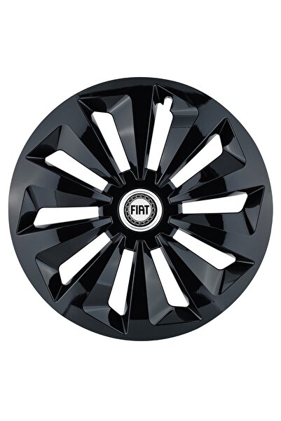 Autohelix MSA Set de 4 capace jante Fox negre R14 pentru gama Fiat