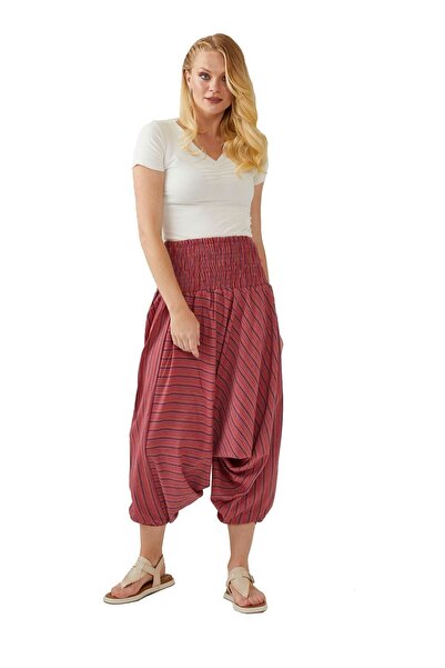 Deriderim Шальвар з червоними смужками, зручний крій