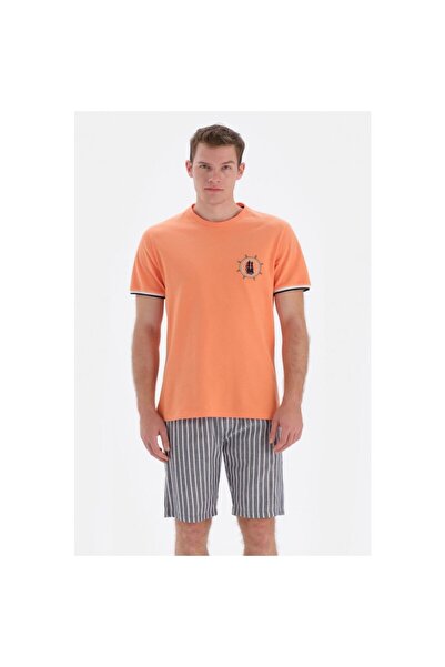 Eros 33042 Бавовняний піжамний комплект з коротким рукавом для чоловіків