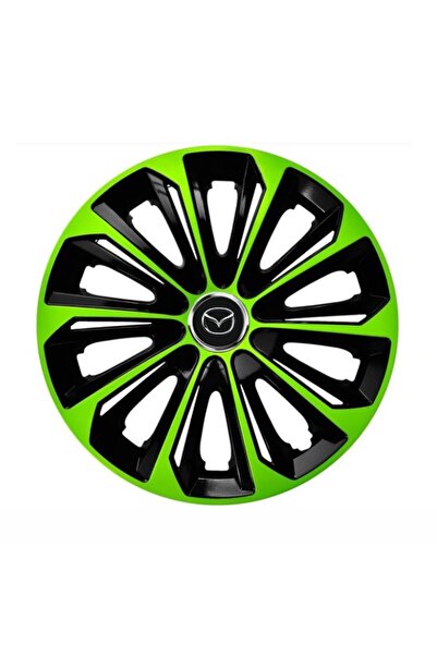 Autohelix MSA Set de 4 capace pentru roți extra rezistente, verzi, R16, pentr...