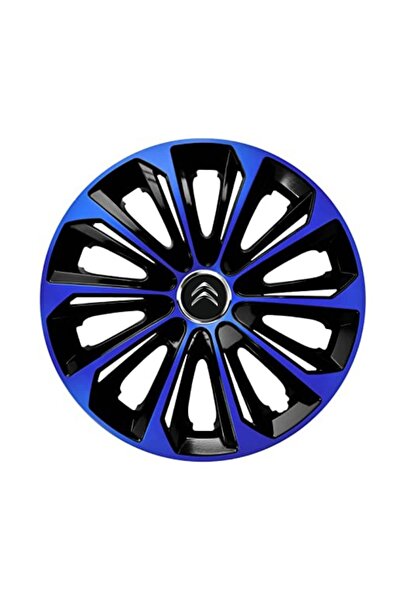 Autohelix MSA Set de 4 capace de jantă extra rezistente, albastre, R14, pentr...