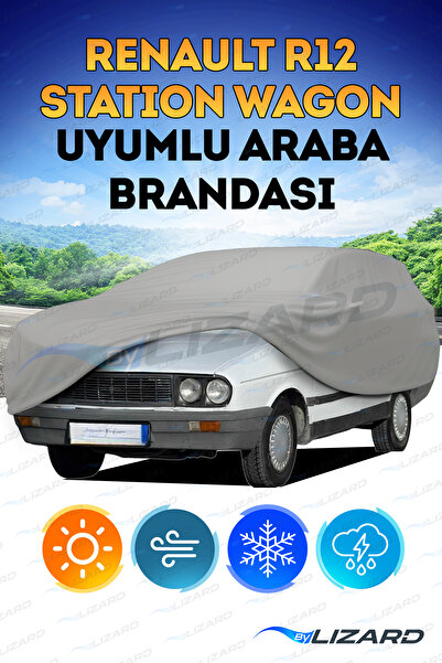 ByLizard غطاء سيارة رينو آر 12 ستيشن واجن (إس دبليو) مقاوم للماء، غطاء سيارة ...