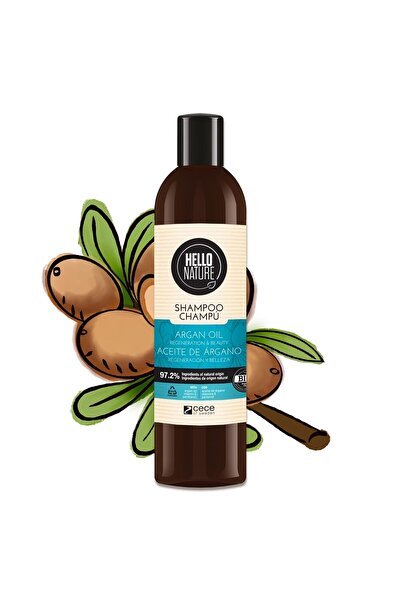 HELLO NATURE شامبو زيت الأرغان 300 مل