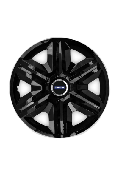 Autohelix MSA Set de 4 capace de roată Fast Black R15 pentru gama de mașini V...