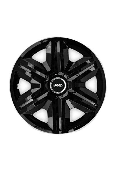 Autohelix MSA Set de 4 capace de roată rapide negre R15 pentru gama Jeep