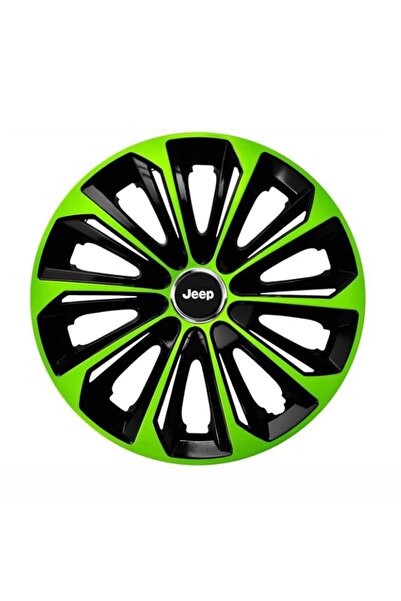 Autohelix MSA Set de 4 capace de jantă R16 verzi extra rezistente pentru gama...