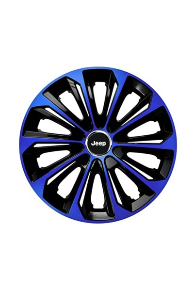 Autohelix MSA Set de 4 capace de jantă R14 albastre extra rezistente pentru g...