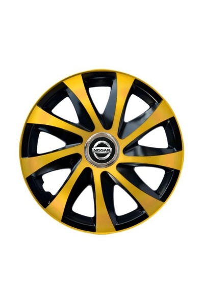 Autohelix MSA Set de 4 capace de jantă Drift extra gold R15 pentru gama de ma...