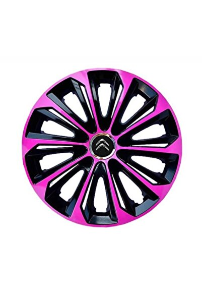 Autohelix MSA Set de 4 capace de jantă roz R16 extra rezistente pentru gama d...