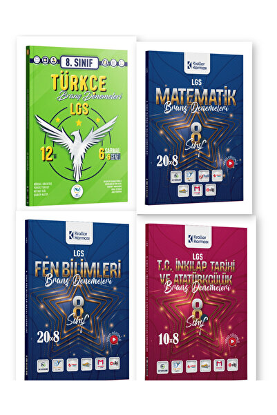 Krallar Karması 8. Sınıf LGS Matematik Fen İnkılap ve Türkçe Branş Denemeleri...