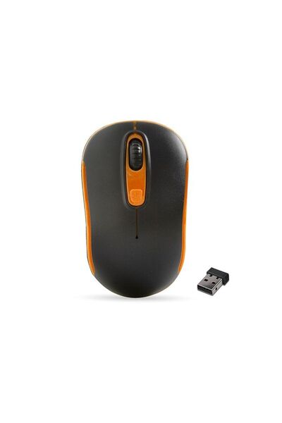 Everest SM-804 Siyah-turuncu kablosuz mouse