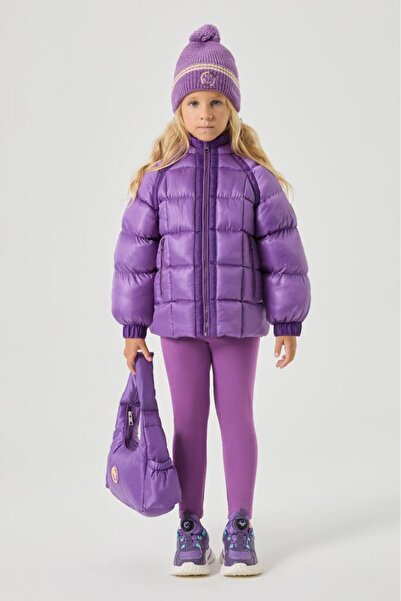 Tyess Bg Store Girl's Purple Coat