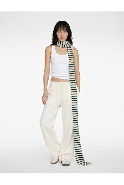 Koton Modal Blend High Waist Wide Leg Lace-Up Sweatpants