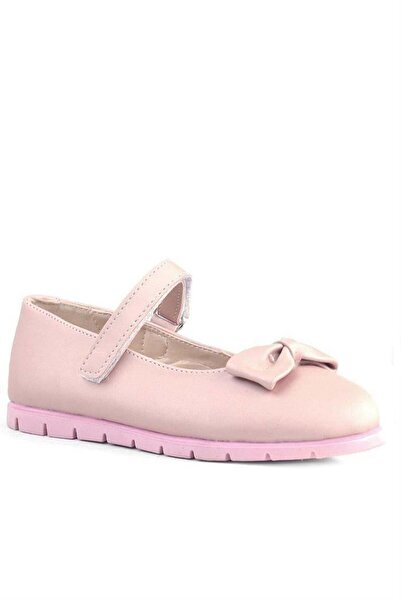 Rakerplus Powder Bow Velcro Girls' Ballerinas