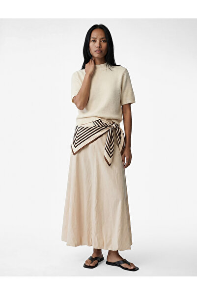 Koton Pulover tricotat cu mânecă scurtă și guler înalt, cu potrivire normală