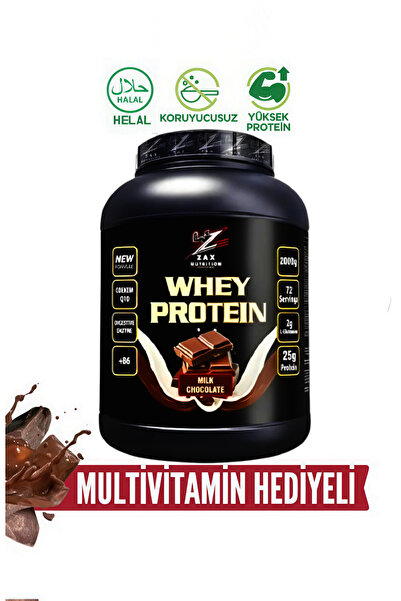 zax nutrition بروتين مصل اللبن - شوكولاتة الحليب 2000 جرام