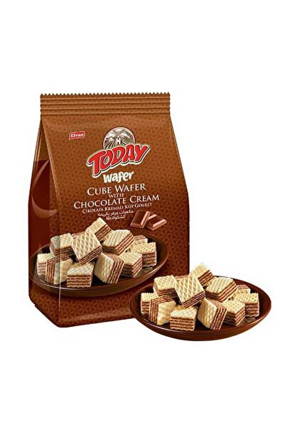 Elvan Today Küp Gofret Çikolatalı 200Gr. (1 Paket)