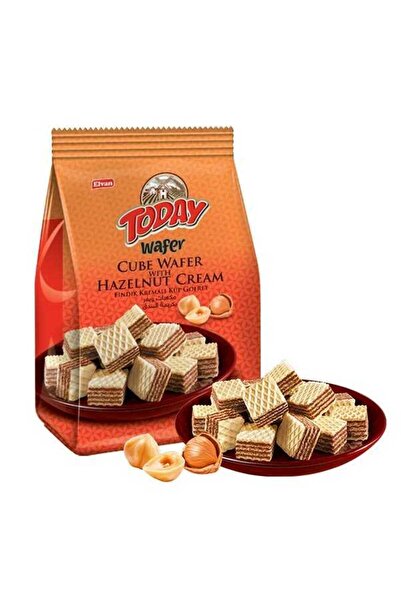 Elvan Today Küp Gofret Fındıklı 200Gr. (1 Paket)