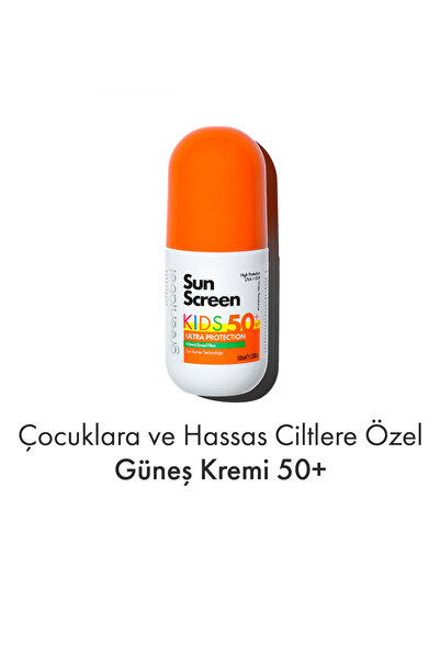 Greenlabel Çocuk Yüz Ve Vücut Kremi Yüksek Korumalı Kids Sun Spf 50 Mineral B...