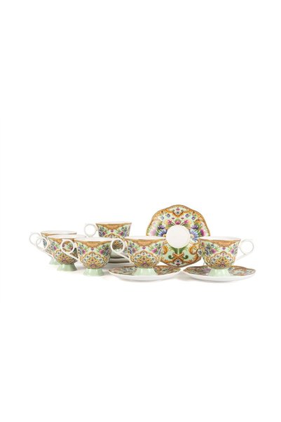 Mikasa Moor The Florentine 6-Piece Coffee Cup Set 90Cc P362.116719