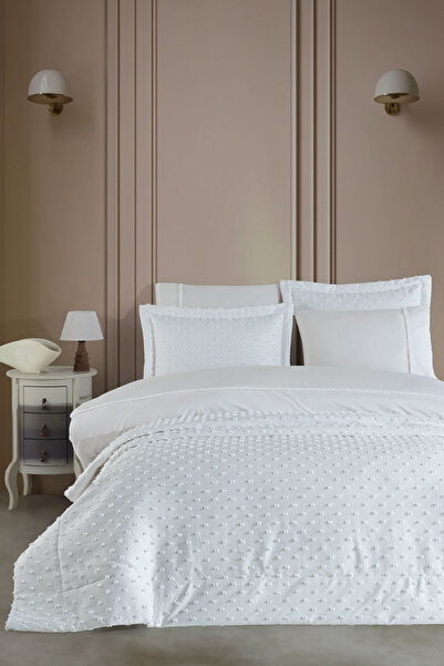 Elart Nora Çeyiz Paketi 7 Parça (270x260 cm) Krem