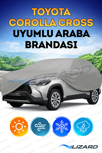 ByLizard Toyota Corolla Cross Su Geçirmez Araba Brandası Oto Branda Araba Ört...