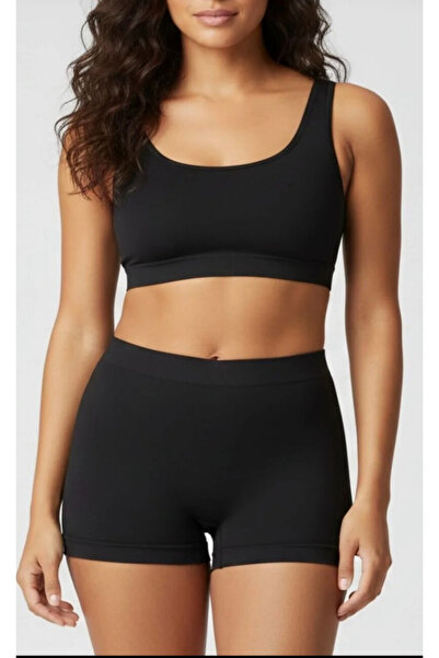 Meralles Dikişsiz İnce Şort Etek - Elbise Altı Toparlayıcı Yüksek Kalite Boxer