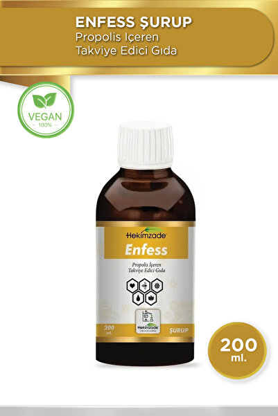 Hekimzade Enfess Şurup 200 ml – Propolis İçeren  Bağışıklık Fonksiyonunu Dest...
