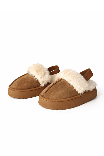 Ecrou Banded Slippers Brown