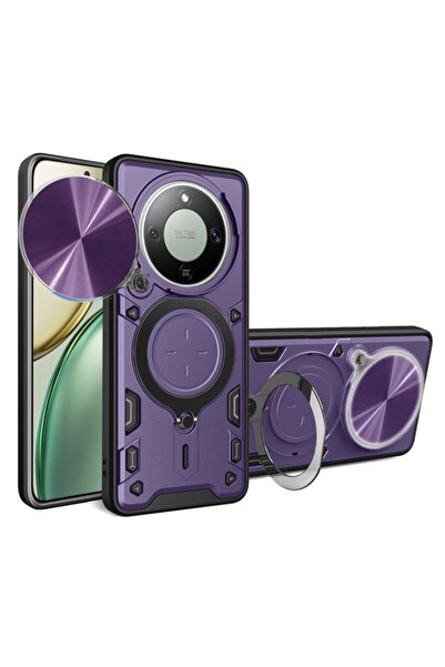 SKYDDAR INNOVATION Carcasă pentru Honor Magic8 Lite, CamGuard Pro, inel magne...