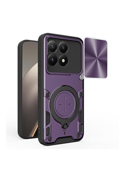 SKYDDAR INNOVATION Husă pentru Xiaomi 15T, CamGuard Pro, inel magnetic, prote...