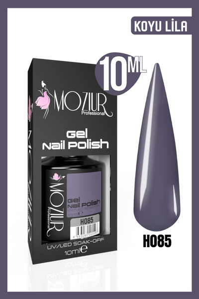 MOZIUR Kalıcı Oje Uv Led H085 (GRİ SERİSİ) 10ml