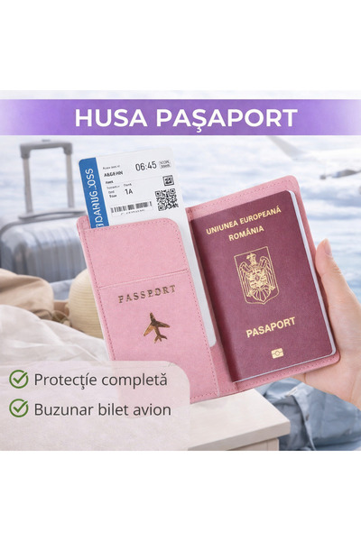 SMARTECH Passport Case, Pink