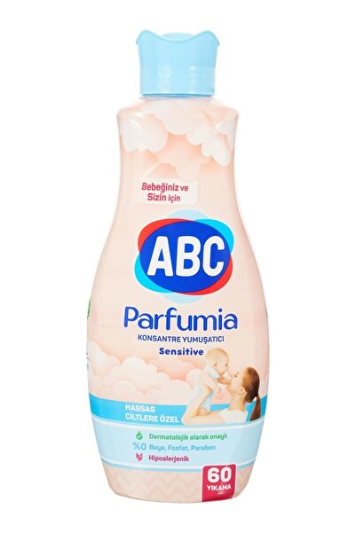 ABC DETERJAN Parfumia Sensitive Bebeklere Özel 60 Yıkama Çamaşır Yumuşatıcısı...