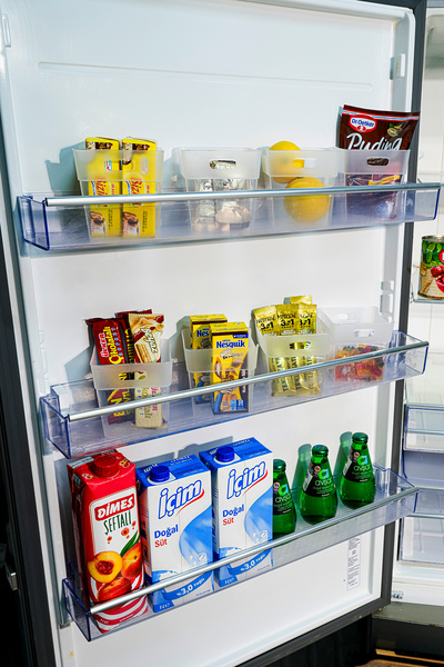 SAFE GROUP منظم صندوق صغير للثلاجة مكون من 6 قطع - منظم غطاء الثلاجة